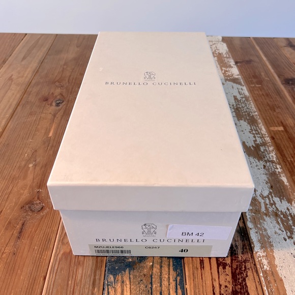 BRUNELLO CUCINELLE men’s Suede Derby size 40 - Picture 6 of 6